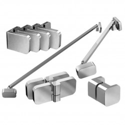 RAVAK - Brilliant Montážní sada B SET pro BSDPS 100 L, chrom (D01000A078)