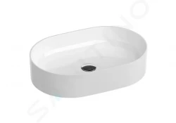 RAVAK - Ceramic Umyvadlo na desku 550x370 mm, bez přepadu, bílá (XJX01155001)