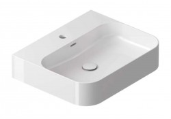 RAVAK - Ceramic Umyvadlo na desku, 55x45 cm, s přepadem, otvor pro baterii, bílá (XJX01155006)