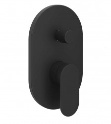 RAVAK - Chrome II Baterie pod omítku, pro 2 spotřebiče, černá (X070466)