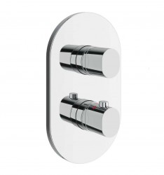 RAVAK - Chrome II Termostatická baterie pod omítku, pro 2 spotřebiče, chrom (X070455)