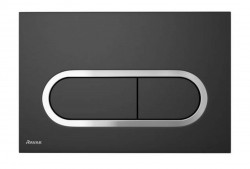 RAVAK - Chrome Ovládání splachování, matná černá/chrom (X01797)