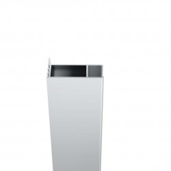 RAVAK - Chrome Prodloužený ustavovací profil CNPS pro stěnu CPS, výška 1950 mm, satin (E778801U19400)