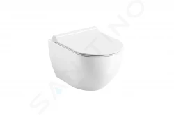 RAVAK - Chrome WC závěsné Uni, RimOff, bílá (X01535)