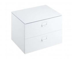 RAVAK - Comfort Deska pod umyvadlo 80x46x2 cm, lesklá bílá (X000001380)