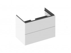 RAVAK - Comfort II Umyvadlová skříňka 80x50x46 cm, 2 zásuvky, lesklá bílá (X000001819)