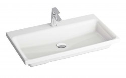 RAVAK - Comfort Umyvadlo 80x46 cm, s 1 otvorem pro baterii, bílá (XJX01280001)