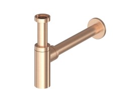 RAVAK - Designový sifon, kartáčované růžové zlato (X01842)