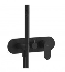 RAVAK - Eleganta Baterie pod omítku, pro 3 spotřebiče, matná černá (X070296)