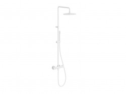 RAVAK - Espirit Sprchový set s termostatem, průměr 25 cm, matná bílá (X070495)