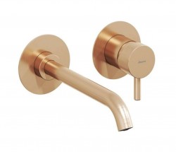 RAVAK - Espirit Umyvadlová baterie pod omítku, 2-otvorová instalace, kartáčované růžové zlato (X070352)