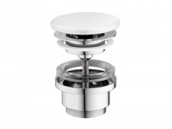 RAVAK - Flat Neuzavíratelná výpusť, bílá (X01919)