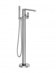 RAVAK - Flat Vanová baterie do podlahy, chrom (X070440)