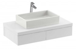 RAVAK - Formy Skříňka pod umyvadlo 100x55x22 cm, bílá (X000001030)