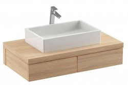 RAVAK - Formy Skříňka pod umyvadlo 100x55x22 cm, dub (X000001033)