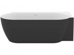 RAVAK - Freedom Corner II Tec Vana 175x86 cm, pravá, černá/bílá (CC81700000)