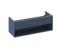 RAVAK - Lite Umyvadlová skříňka 120x45x43 cm, 1 zásuvka, Deepsea Blue (X000001869)