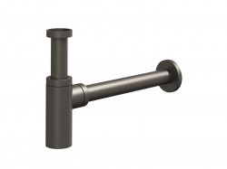 RAVAK - Odtokové systémy Designový sifon, kartáčovaný grafit (X01834)