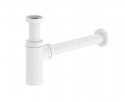 RAVAK - Odtokové systémy Designový sifon, matná bílá (X01800)