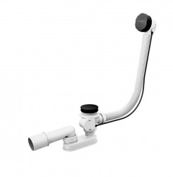 RAVAK - Odtokové systémy Vanová odtoková a přepadová souprava, délka 570 mm, matná černá (X01745)