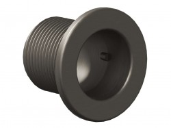 RAVAK - Příslušenství Kryt přepadu, kartáčovaný grafit (X01832)