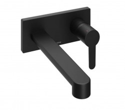 RAVAK - Puri Umyvadlová baterie pod omítku, s tělesem, matná černá (X070184)