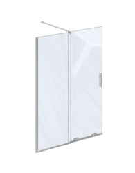 RAVAK - Roll Sprchová stěna Walk-In 140x195 cm, chrom/čiré sklo (X9WVM0C00Z1)