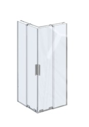 RAVAK - Roll Sprchový kout 90x90 cm, chrom/čiré sklo (X14V70C00Z1)