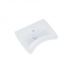 RAVAK - Safe Umyvadlo bezbariérové 60x49 cm, s přepadem, otvor pro baterii, bílá (XJX01160006)