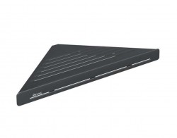 RAVAK - Slim Polička rohová, černá/černá (X07P650)