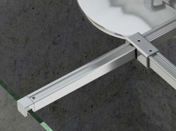 RAVAK - Spojka T pro vzpěru, chrom (GWD01000C001)