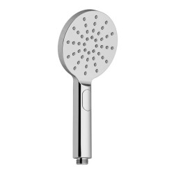 RAVAK - Sprchová hlavice Flat 956.00, 12 cm, 3 proudy, chrom (X07P233)