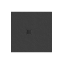 RAVAK - Sprchová vanička 80x80 cm, matná černá (XA034433010)