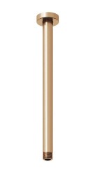 RAVAK - Sprchové rameno stropní, 30 cm, kartáčované růžové zlato (X07P713)
