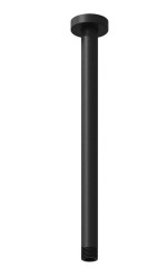 RAVAK - Sprchové rameno stropní, 30 cm, matná černá (X07P677)