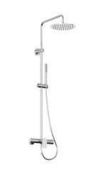 RAVAK - Spring Sprchový set s baterií, průměr 25 cm, chrom (X070540)