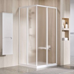 RAVAK - Supernova Sprchové dveře SRV2-100 S, 97-99 cm, bílá/sklo Grape (14VA01O2ZG)