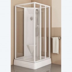 RAVAK - Supernova Sprchový box 91x91 cm, s vaničkou a příslušenstvím, bílá/čiré sklo (83677112Z1)
