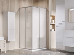 RAVAK - Supernova Sprchový kout 80x80 cm, satin/Pearl (14V40UO211S)