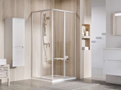 RAVAK - Supernova Sprchový kout 80x80 cm, satin/sklo Grape (14V40UO2ZGS)