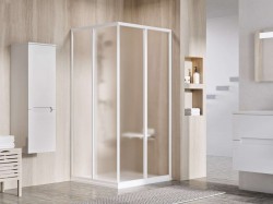 RAVAK - Supernova Sprchový kout 90x90 cm, bílá/sklo Grape (14V701O2ZGS)
