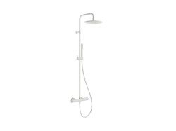 RAVAK - Termo Sprchový set TE 095.10WHM s termostatem, průměr 25 cm, matná bílá (X070694)