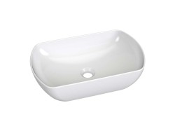 RAVAK - Uni Slim Umyvadlo, 50x31 cm, bez přepadu, bez otvoru pro baterii, bílá (XJX01150004)