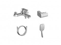 RAVAK - Vanová baterie s příslušenstvím, chrom (X07S113)