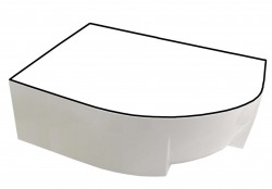 RAVAK - Vanové panely Čelní panel k vaně Rosa 95, 1600 mm, levý, bílá (CZ57100A00)