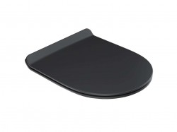 RAVAK - Vita WC sedátko, Slim, SoftClose, černá (X01862)