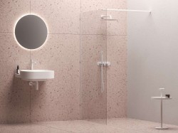 RAVAK - Walk-In Sprchová stěna Walk-In Wall Set 110, 110x200 cm, matná bílá/čiré sklo (GW9WD0E0SZ1)