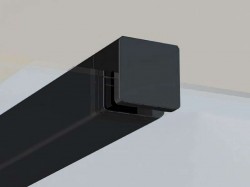 RAVAK - Walk-In Vzpěra W SET-90 Wall/Corner, černá (GWD010003018)