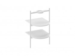 RAVAK - Yard Konstrukce s policemi pod umyvadlo, matná bílá (D80000E004)