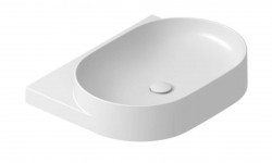 RAVAK - Yard Umyvadlo 61x50 cm, bez přepadu, bez otvoru pro baterii, bílá (XJX01060000)